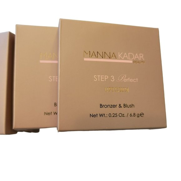 Manna Kadar Step 3 Perfect Uptown Bronzer + Blush NIB JJ3314 - Picture 2 of 4